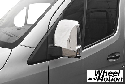 Sprinter 2018> Stainless Steel Mirror Cover Set 9 - Image 2